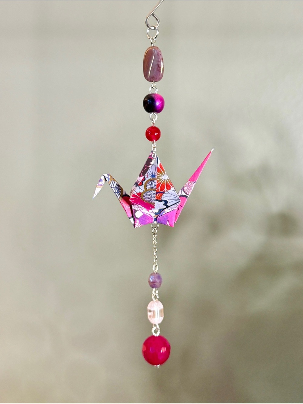 Origami Ornament #2584 - Small Paper Crane